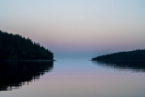 Sky and sea in the Norrland archipelago