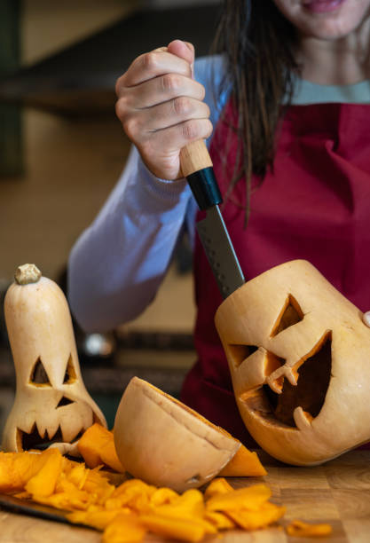 istock Halloween Decoration, Pumpkins and Creativity 2166364811