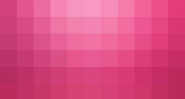 Gradient pink background. Geometric texture from pink squares for publication, design, poster, calendar, post, screensaver, wallpaper, postcard, cover, banner, website. EPS 10. Vector illustration