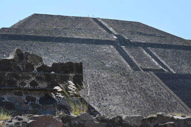 The Aztec pyramid of the Sun at Teotihuacan near Mexico City