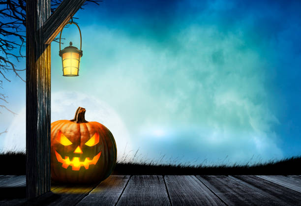 istock Jack O'Lantern On Porch 2166392228