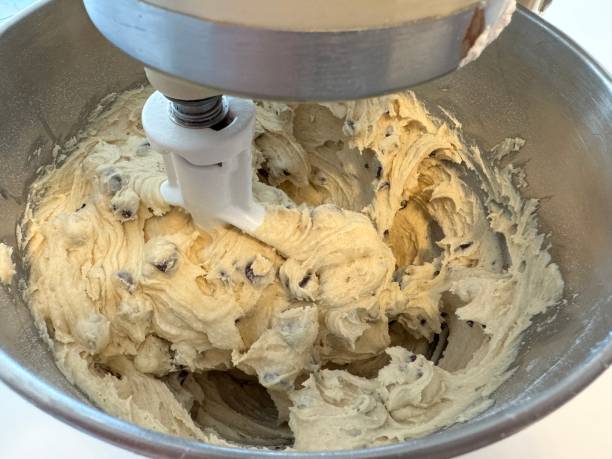 istock Raw chocolate chip cookie batter 2166394670