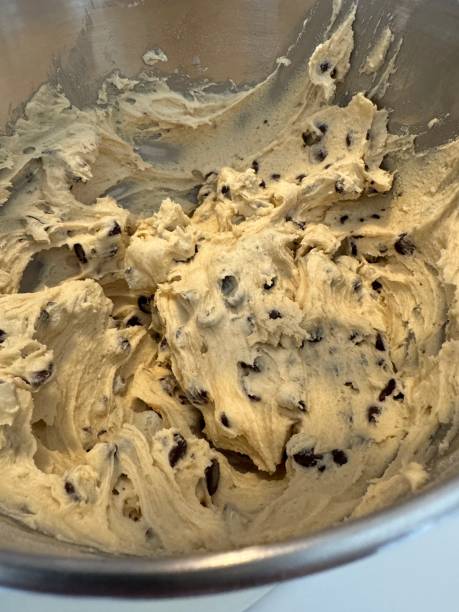 istock Raw chocolate chip cookie batter 2166394674