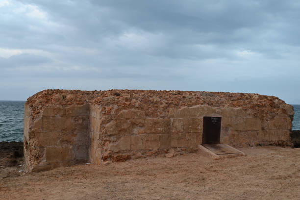 istock stone ruin on Can Picafortnear the harbor on Mallorca, Spain 2166399147