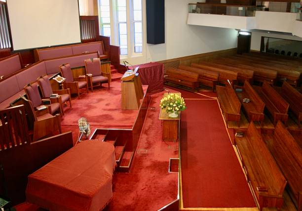 istock Sanctuary Inside A Modern Chinese Christian Church 2166400543