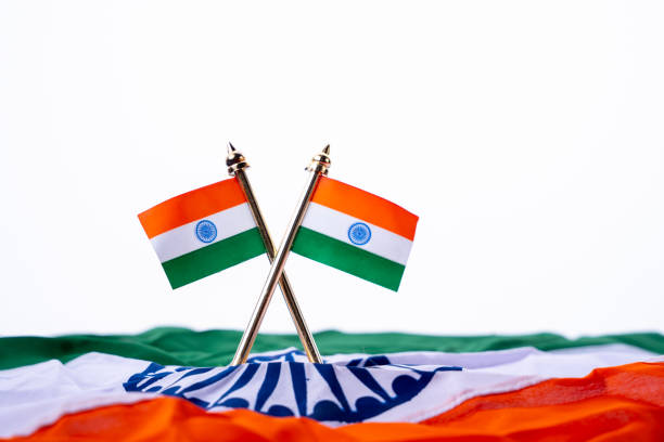 Happy Independence Day , Indian tricolour flag