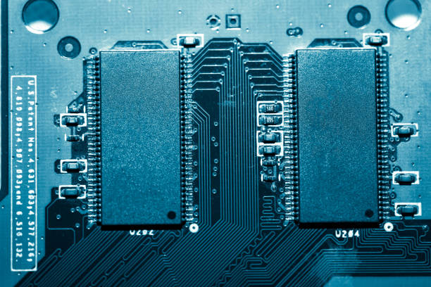 Abstract,close up of Mainboard Electronic background.(logic board,cpu motherboard,circuit,system board,mobo)