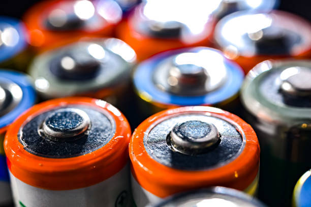 istock Different alkaline batteries. Chemical waste 2166415712