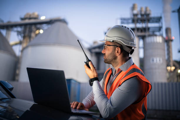 istock Engineer working late at the power station. 2166421902