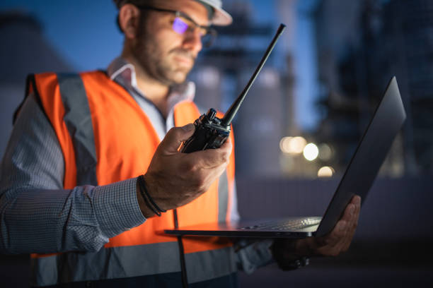 istock Engineer working late at the power station. 2166421917