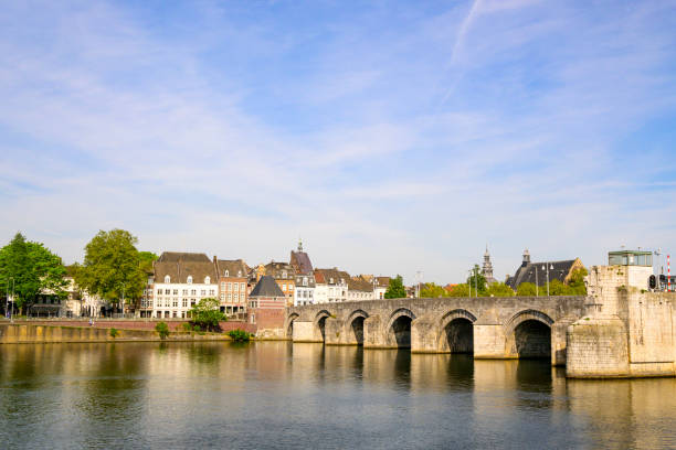 istock Maastricht view with the St. Servatius Bridge over the Meuse 2166427774