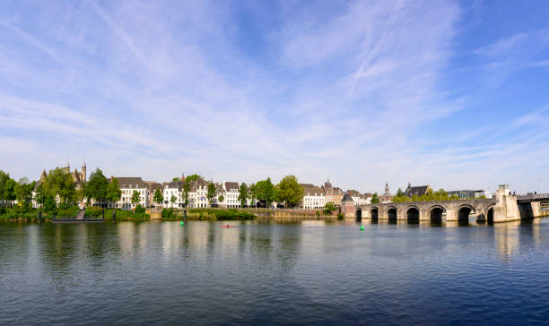 istock Maastricht view with the St. Servatius Bridge over the Meuse 2166427843