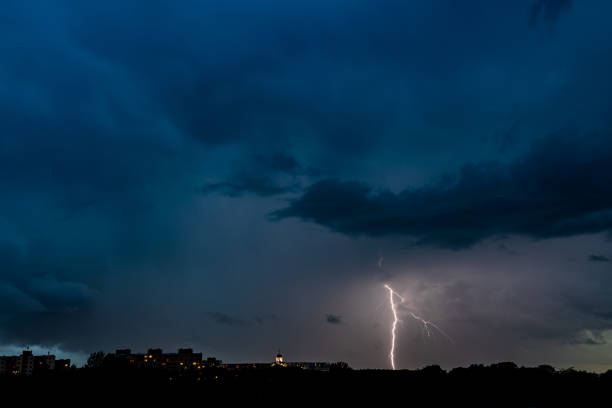 istock lightning flashes in the night sky 2166431069