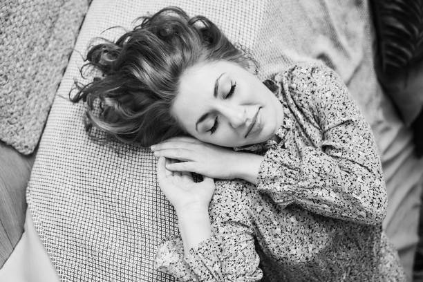 Close-Up Of Woman With Eyes Closed