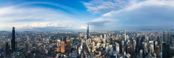 istock Panoramic Glory: Kuala Lumpur's Expansive Skyline at Sunrise 2166434282