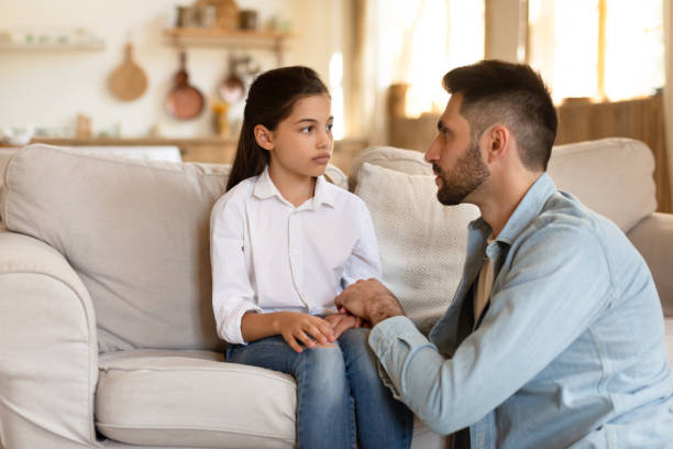 istock Father and daughter having a serious conversation 2166434844