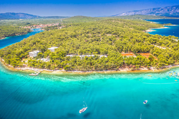 istock Vrboska Island Hvar summer scenery. 2166438682