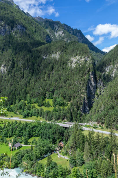 istock scenic tyrolean Alp landscape in Pfunds, AUstria 2166443956