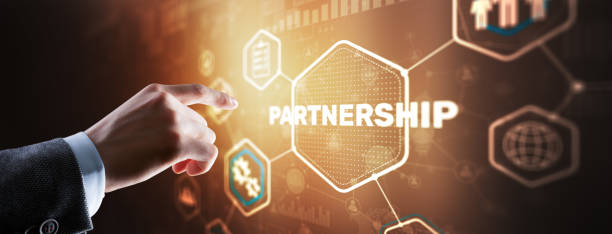 istock Businessman presenting PARTNERSHIP CONCEPT Business Concept 2166444412
