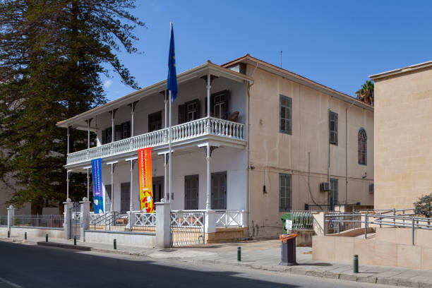 Larnaca, Cyprus - March 03 2024: The Pierides Museum is the nation's oldest private museum.