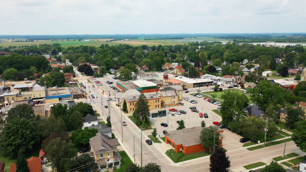 istock Aerial of Exeter, Ontario, Canada 2166457169