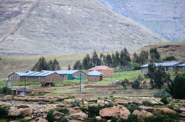 The school building of Lesotho located at Metelong Thaba Bosiu Maseru