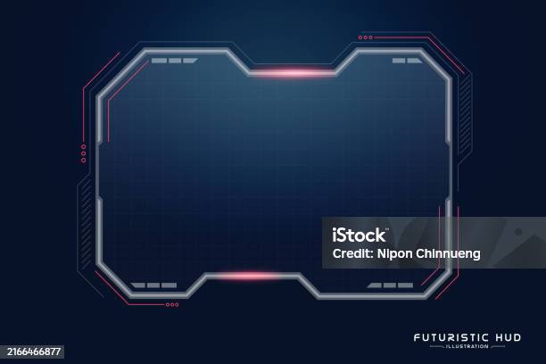 Modern Transparent Game Gui Futuristic Hud Transparent Sci Fi Modern User Interface For Game Ui ...