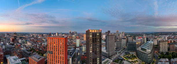 istock Manchester cityscape at Sunrise 2166471562