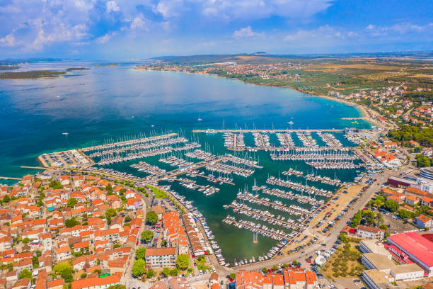 istock Biograd na moru marina view 2166487596