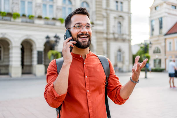 istock Man having a phone call outdoors 2166487995