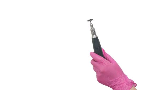 istock Machines with an abrasive disc for professional pedicure. Isolated. 2166500809