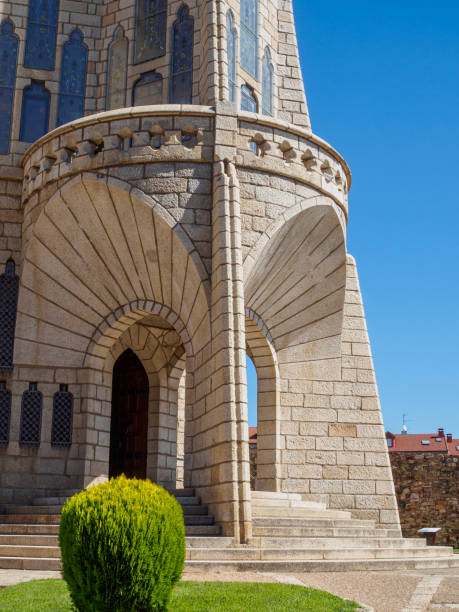 January, 2025. Astorga, Spain. A historic gothic and baroque style building in the old town.