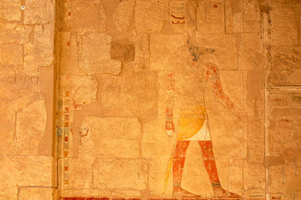 Sacred Scribes: Hatshepsut's Temple Wall Art
