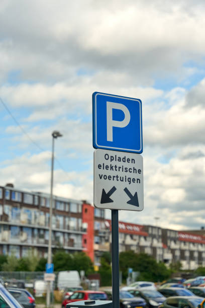 istock electric car charging parking area 2166508235