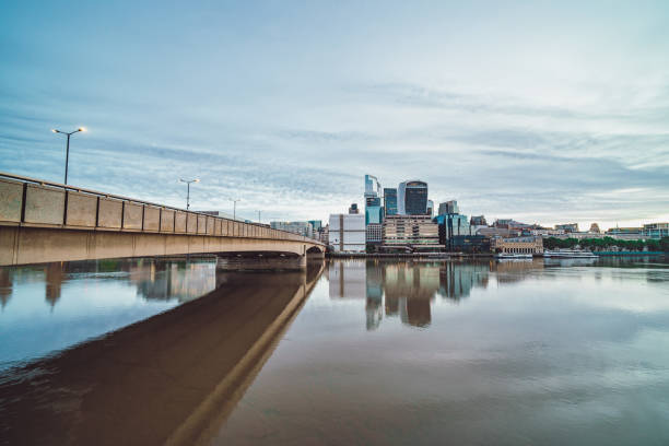 istock London financial district skyscrapers overlooking River Thames 2166511157