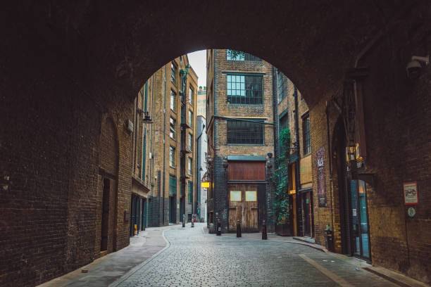istock Old dock warehouses converted into luxury housing, London 2166512525