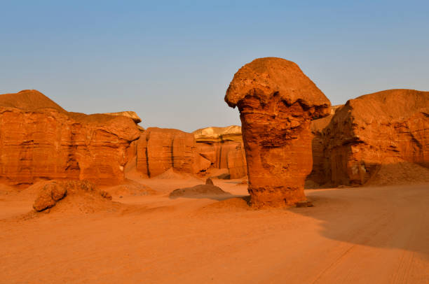 istock Rock formations at Colinas Canyon, Namibe desert, Angola 2166512943