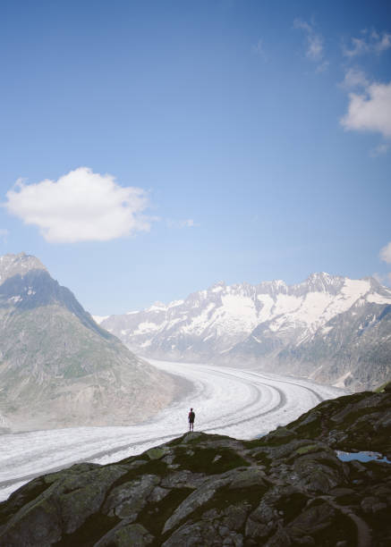 istock Scenic view of mountains in summer, Aletsch glacier 2166514357
