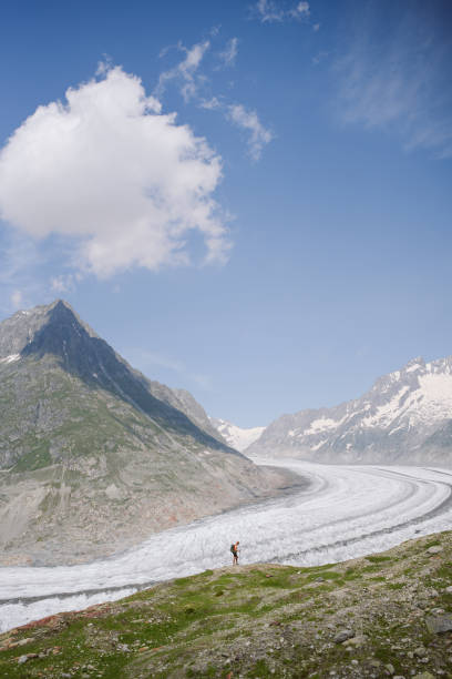 istock Scenic view of mountains in summer, Aletsch glacier 2166514449