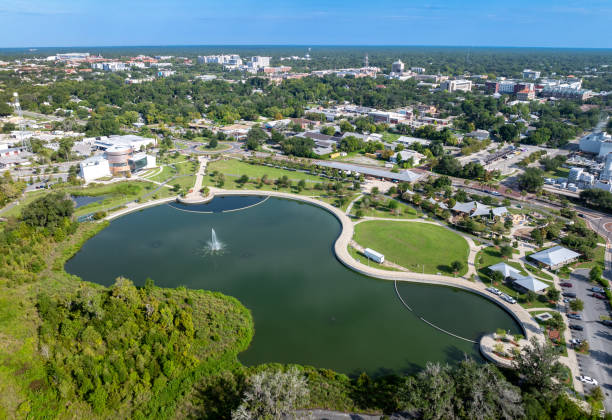 istock Gainesville, Florida Aerial Cityscape 2166515416