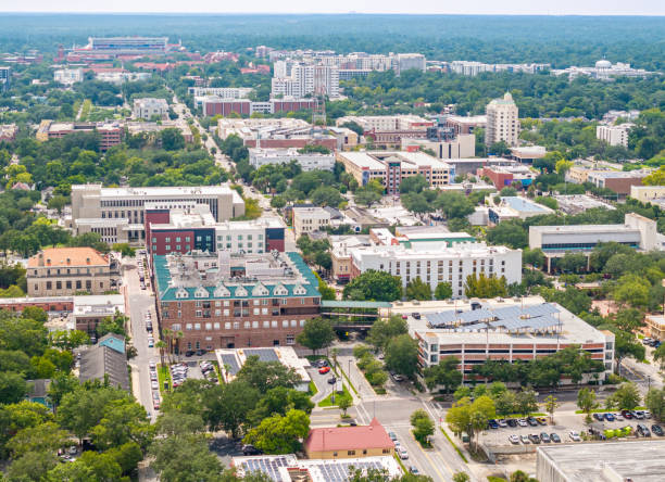 istock Gainesville, Florida Drone Cityscape 2166515457