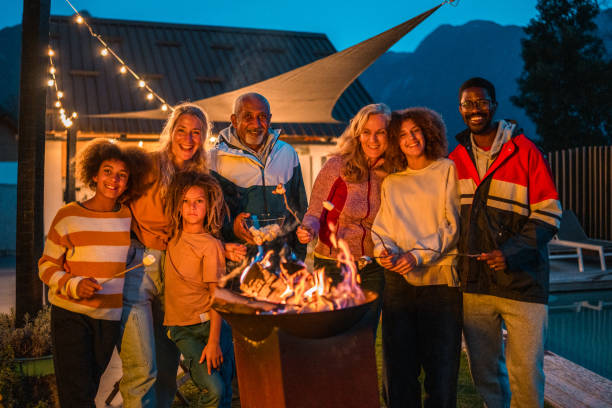 istock Multigenerational Family Enjoying Bonfire 2166525174
