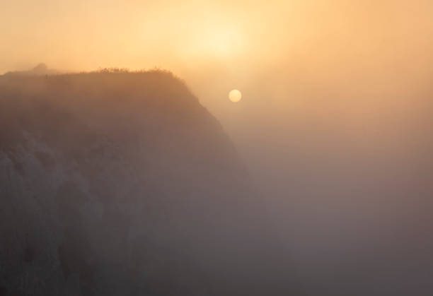 Beachy Head Foggy Sunrise South Downs