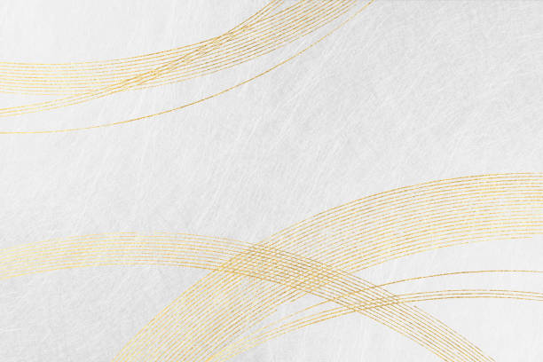 istock Gold and silver washi paper art, texture, abstract background, traditional Japanese beauty, Japanese culture 2166554020