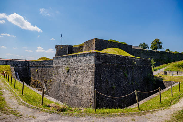 istock Huge complex with high thick stone walls at Charlemont fortress on hill 2166558654