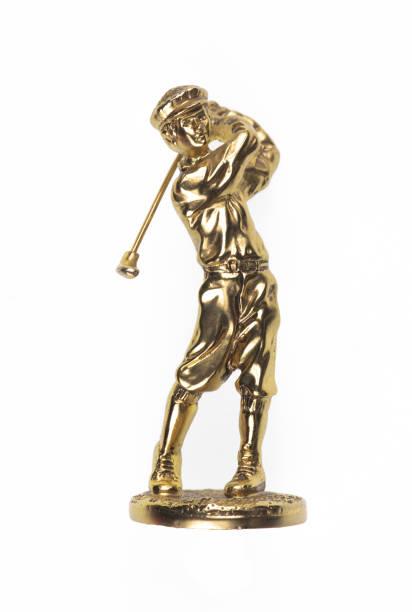 istock golden golfer figurine isolated on white background 2166564278