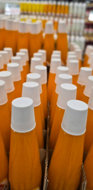 istock rows of drinking bottle cups beautiful colors perfect for multimedia background content 2166565969
