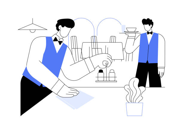 Sql Clean Table Cartoon 50+ Waiter Cleaning Table Ilustraciones de Stock, gráficos vectoriales ...