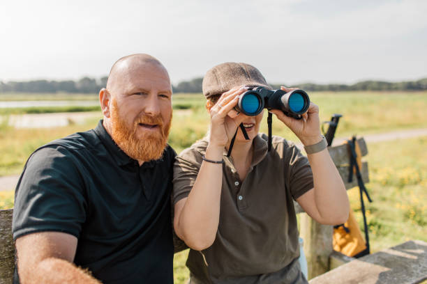 istock Senior birdwatching couple in the Netherlands 2166569287