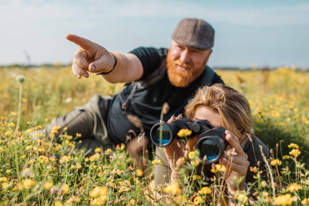 istock Senior birdwatching couple in the Netherlands 2166569496